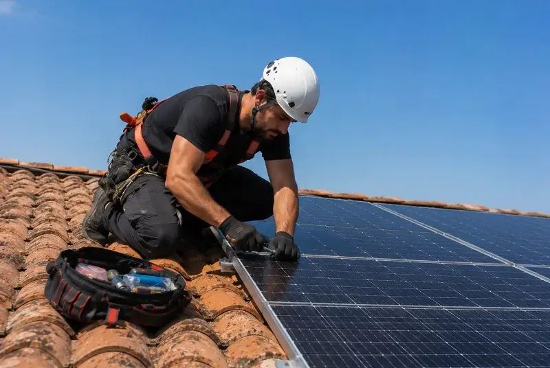 Maintenance et monitoring de panneaux solaires à Brouilla