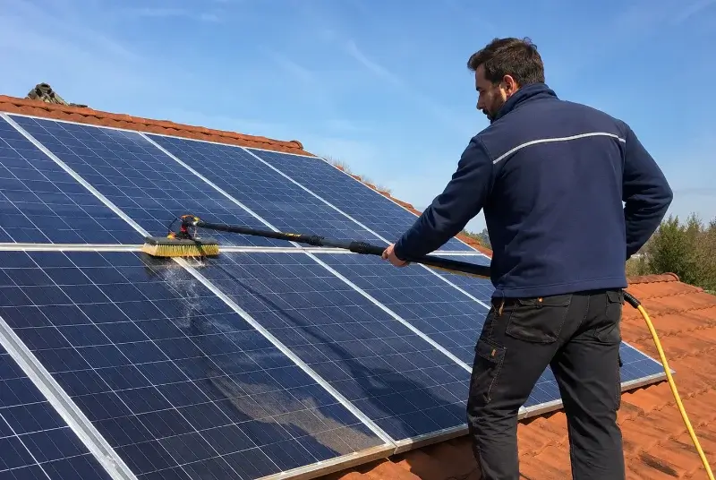 Nettoyage et entretien de panneaux solaires à Brouilla