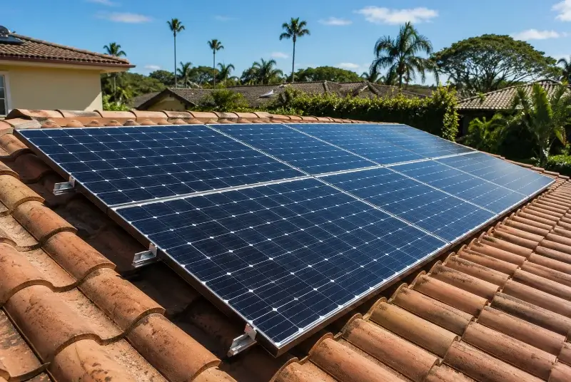 Installation de panneaux solaires à Brouilla